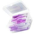 thumbnail image 5 of Hot 40PCS 0\.4\-1\.5mm Interdental Brushes Denta Floss Interdental Cleaners Orthodontic Brush Toothpick Oral Care Tool Purple 1.2-1.5mm, 5 of 9