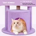 thumbnail image 5 of Sennuax 49" Cat Tree Tower with Sisal Scratching Posts Condo for Indoor Small Cats, 5 of 7