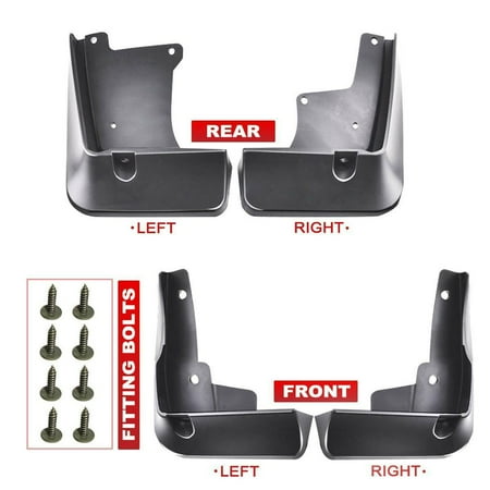 Splash Guards Mud Flaps For Toyota 2018 Camry Sedan SE XSE Front Rear Set of 4