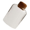 thumbnail image 3 of Miangastore Récipient Scellé Bouteille de Stockage en Verre Transparent Rond 1Pcs 5.3X4.6In, 3 of 9
