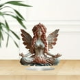 thumbnail image 7 of Bohemian Goddess Statue Desktop Decoration Ornaments Art Style, 2D Acrylic Plaque Home Small Decoration Statues, Multi Functional Gifts for Plant Lovers Office Desk Decor Shelf Organizer (1PCS), 7 of 7