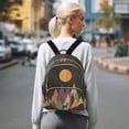 thumbnail image 7 of FORMRS Mini Backpack Purse for Women Travel Daypack Casual Shoulder Bag, Abstract Mountain, 7 of 7