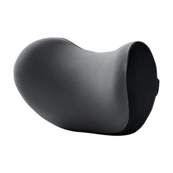 Ikohbadg Soft Car Neck Pillow for Driving Seat Car Headrest Pillow Neck Support Pillow, Neck Support Pad Pain Relief, Adjustable Belt and Breathable Detachable, for Car Office Chair, Dark Gray