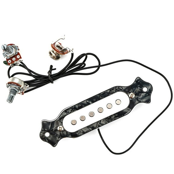 AOOOWER Guitar Humbucker Pickups Soundhole Prewired Active Pickup with Volumes & Tone