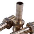 thumbnail image 2 of 4x Gold 1/8BSP Male Thread Brass Hose Barb Coupler Fitting Connector,4 x Hose Barb Coupler,Gold, 2 of 8