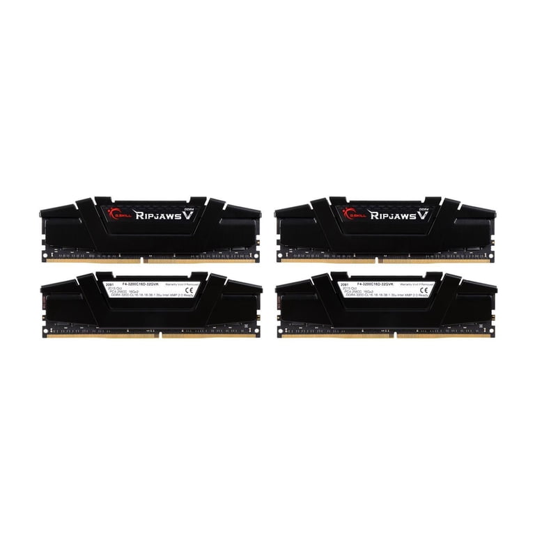 G.SKILL Ripjaws V Series 64GB (4 x 16GB) DDR4 3200 Gaming PC RAM