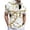 Yellow, variant on Mens Workout Shirt Fashion Zipper Turn-Down Printing Strip Raglan Short Sleeve Mens Sprimg Clothing,Yellow,2XL