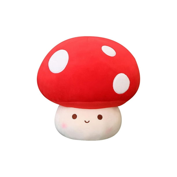 Hongo relleno Juguete de peluche Sunnimix Decoración del hogar Rojo 23cm