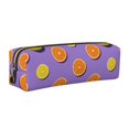 thumbnail image 1 of Disketp Yellow Lemon And Orange Estuche de Lápices de Cuero con Cierre, Estuche Compacto para Papelería, Bolígrafos y Accesorios Pequeños, 1 of 7