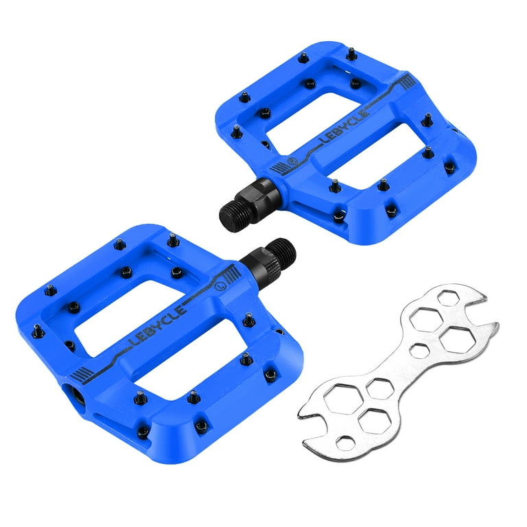 Mountain bike pedals blue hotsell