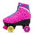 thumbnail image 2 of Patins à Roulettes pour Filles Taille 5 Fleur Rose Bleue pour Enfants Quad Derby Léger avec Système de Dentelle Réglable Patins à Roulettes Extérieur Fille 4 Roues Lames Intérieur Classique Jeunesse Tout-Petit ABEC-7 37, 2 of 5