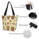 thumbnail image 4 of Disketp Cute Owls for Women’s Casual Shoulder Tote Bag Cross-body Handbags for Shopping, Travel and Daily Use, 4 of 6