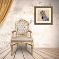 thumbnail image 3 of Borges, Victoria 12x12 Gold Ornate Wood Framed with Double Matting Museum Art Print Titled - Klimt Zebra II, 3 of 4