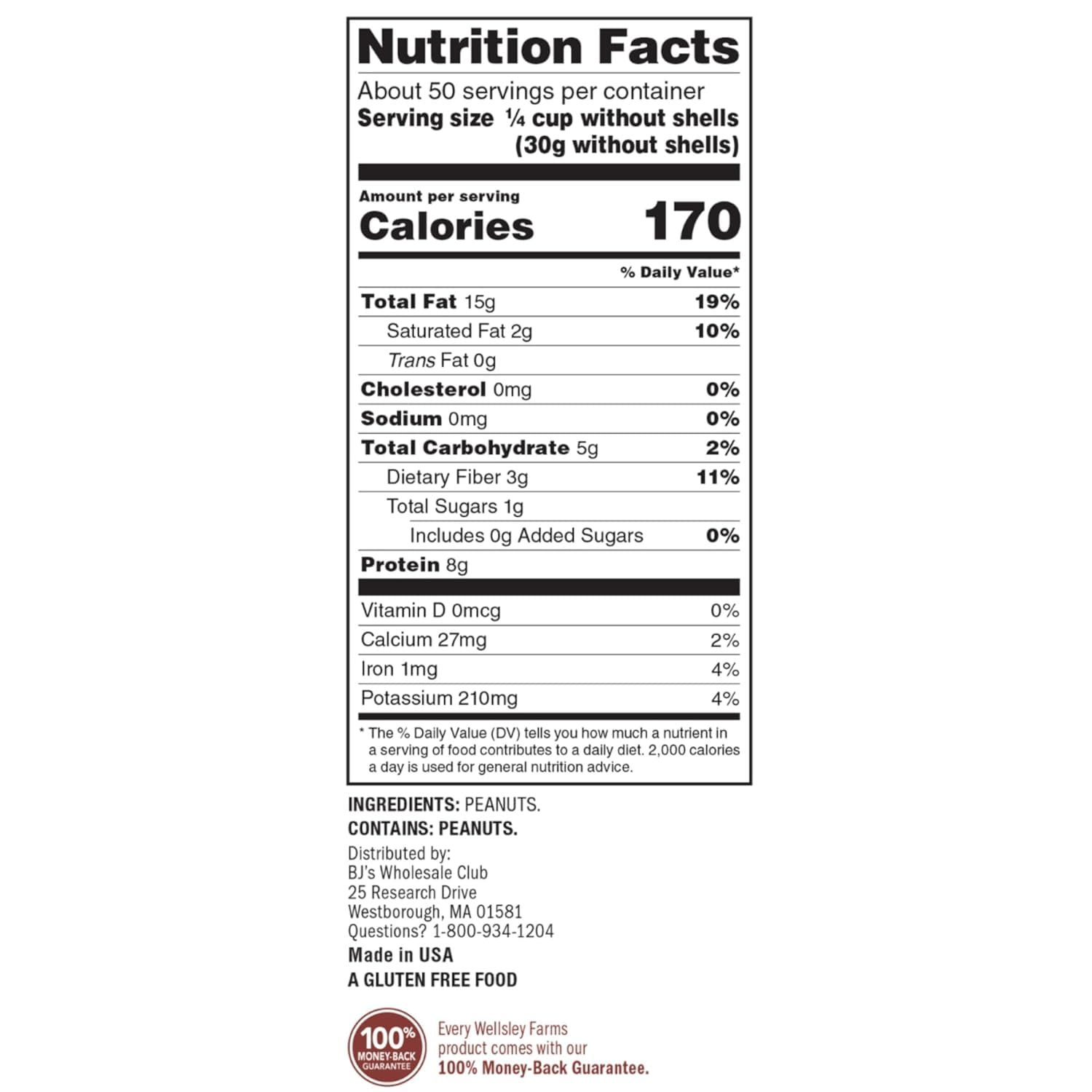 ZYSF Unsalted & Roasted In-Shell Peanuts, 80.0 Ounce