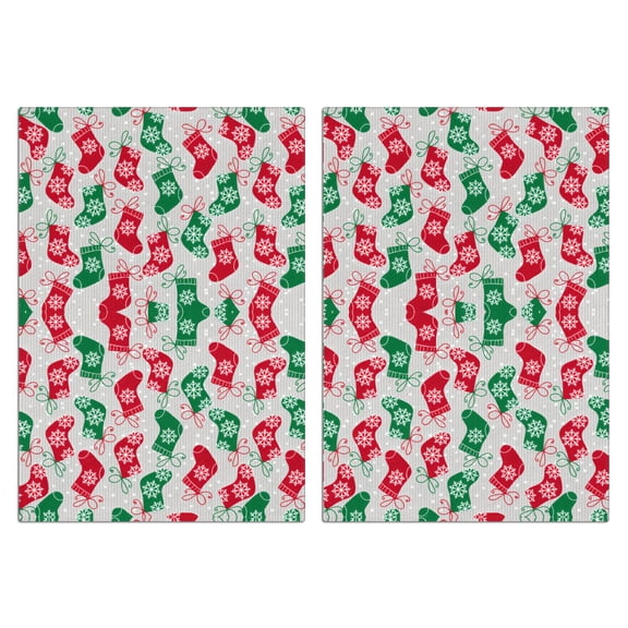 Christmas Kitchen Towels Set Of 2 - 18x26 Inch Ultra Absorbent Dish Towels, Soft Drying Hand Towels for Cooking, Baking & Decor, Spring/Summer Home Aesthetic.