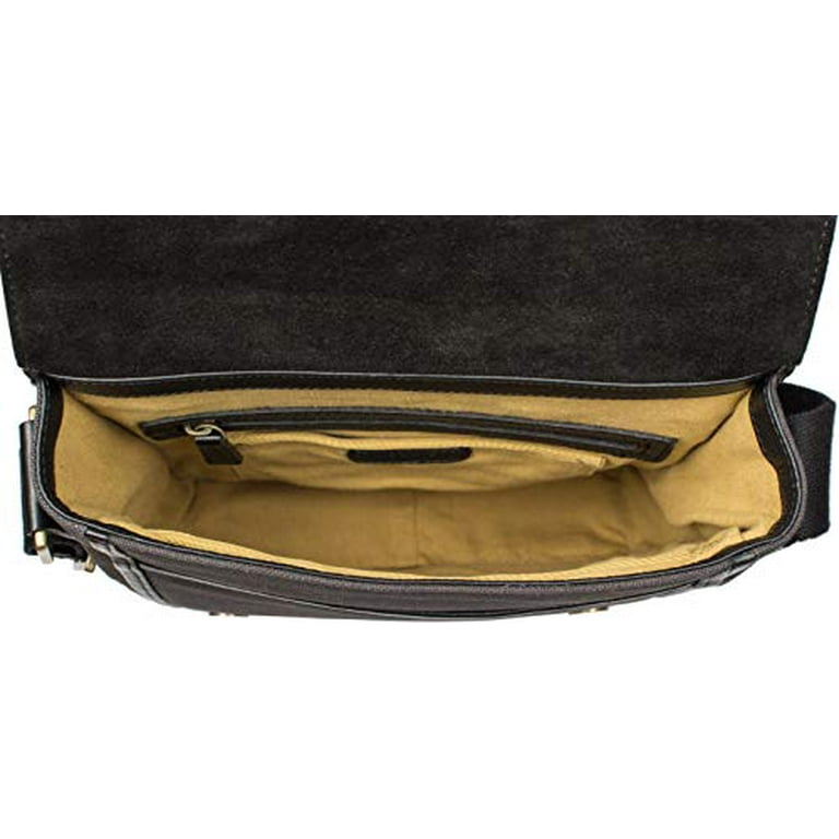 Hidesign Aiden Genuine Leather Medium Crossbody Men/Women Shoulder  Messenger Bag/Travel Bag / 10.5 iPad Bag