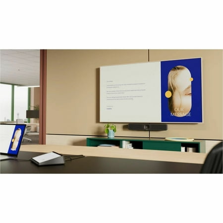 Logitech MeetUp 2 All-In-One USB Conference Camera With Built-In AI - Black