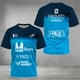 thumbnail image 2 of 2024 Nueva camiseta estampada con degradado 3D para hombre, ropa de entrenamiento de tenis de verano, ropa deportiva de bádminton para exteriores, camiseta suelta de manga corta, 2 of 5