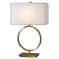 thumbnail image 1 of Bowery Hill Lampe de Table Ronde Moderne en Laiton Brossé Plaqué, 1 of 2