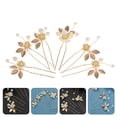 thumbnail image 4 of 6 Pcs Épingles à Cheveux Délicates pour Mariage Accessoires Cheveux Chics pour Femmes, 4 of 8