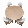 thumbnail image 5 of West Kensington Round Dining Table - Sea Salt Caramel, 5 of 8