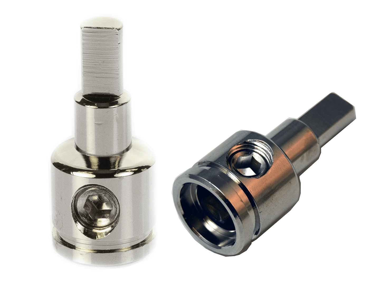 Install Bay IBCPLR1 1/0 AWG to 4 AWG Nickel Plated Gauge Reducer 