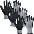 thumbnail image 3 of Guantes de Protección VentDepot GlovesFlam 3 Pares M Gris/Negro 140mm x 220mm 350°F/176°C NylonHPPENitrilo CE EN388, 3 of 3
