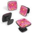 thumbnail image 2 of 4 Pcs Cabinet Handle Drawer Pulls Crown Flowers Little Princess Knobs with Screws Square Furniture Office Cabinet Knob Decoration, 2 of 7