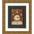 thumbnail image 1 of Lewis, Kim 15x18 Gold Ornate Wood Framed with Double Matting Museum Art Print Titled - Live Well, 1 of 4