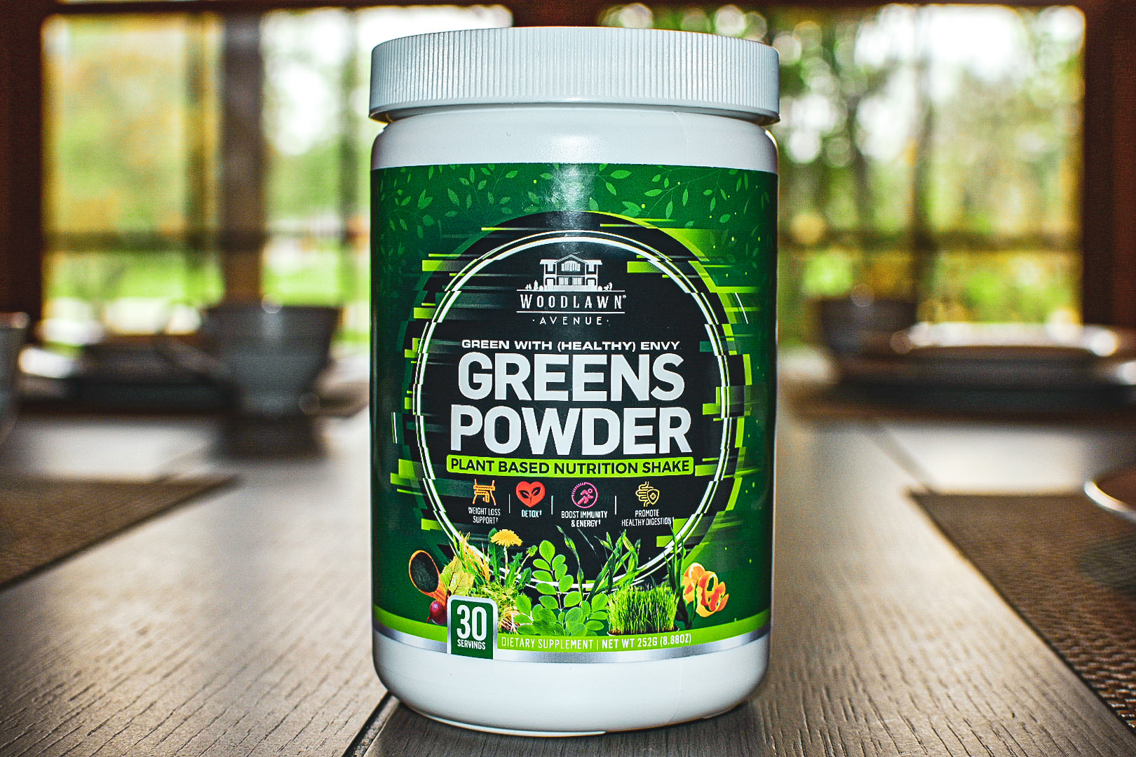 Green With (Healthy) Envy Greens Powder Supplement Mix (Fruit Punch