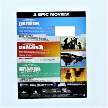 How to Train Your Dragon: 3-Movie Collection (Blu-Ray + Digital Copy)