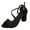 Black, variant on Red Womens Wrap Around Roman Style High Heel Sandals With Open Toe Design For Summer Vacation In Red