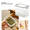 thumbnail image 5 of Ikeay Storage Box, Cereal Containers Storage Airtight Food Storage Containers Set Plastic Kitchen Pantry Containers with Lids Clear Storage Containers for Cereal Flour Pasta Sugar Snack, 5 of 6