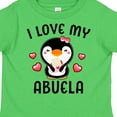 thumbnail image 4 of Inktastic I Love My Abuela with Cute Penguin and Hearts Girls Toddler T-Shirt, 4 of 5