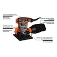 thumbnail image 5 of Lijadora profesional orbital Truper LIOR-1/4A2 naranja 60Hz 200W 120V esquí esquí Gafas de esquí, 5 of 5
