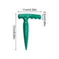 thumbnail image 2 of Professional Ergonomic Garden Dibber Tool - Perfect for Seed Planting, Seedling Transplanting, Bulb Planting & Soil Drilling, Long Handle with Comfort Grip, Durable Plastic Design Dark Green, 2 of 4