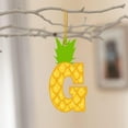 Chunleiiii Garland with Lights Christmas 26 Letters Yellow Pineapple