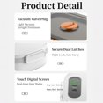 thumbnail image 6 of Cordless Electric Lunch Box for Adults, 14000 mA Rechargeable Self Heating Lunch Box, 1L Protable Food Lunch Warmer for Office Work, Car, Travel, Picnic & Outdoor, 6 of 9