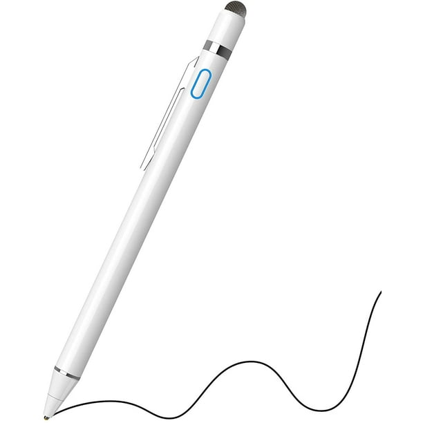 Stylet numérique rechargeable pour iPad, crayon à pointe fine de 1