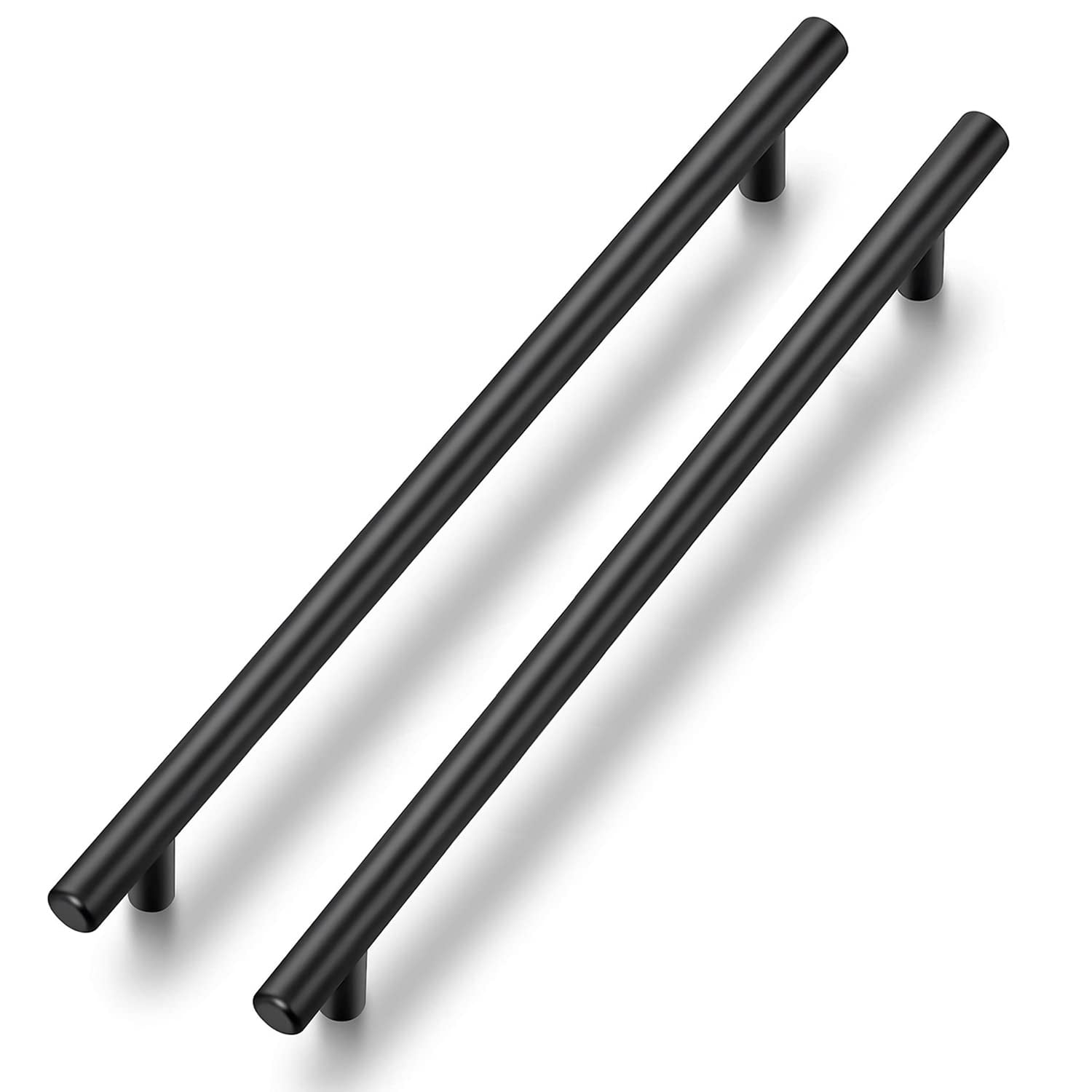Black Handles 5 Pack 84/5 Inch Pulls Matte Black