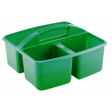 ECR4Kids Three Compartment Small Plastic Art Caddy (Set of 12)