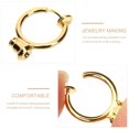 thumbnail image 4 of 8pcs Round Clip on Earring Backs Clip on Earring Converter Earring Findings Components, 4 of 4