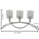 thumbnail image 3 of Candelabro de Cristal Fiudx 16 Pulgadas con Arco de Hierro Decoración para Bodas, 3 of 6