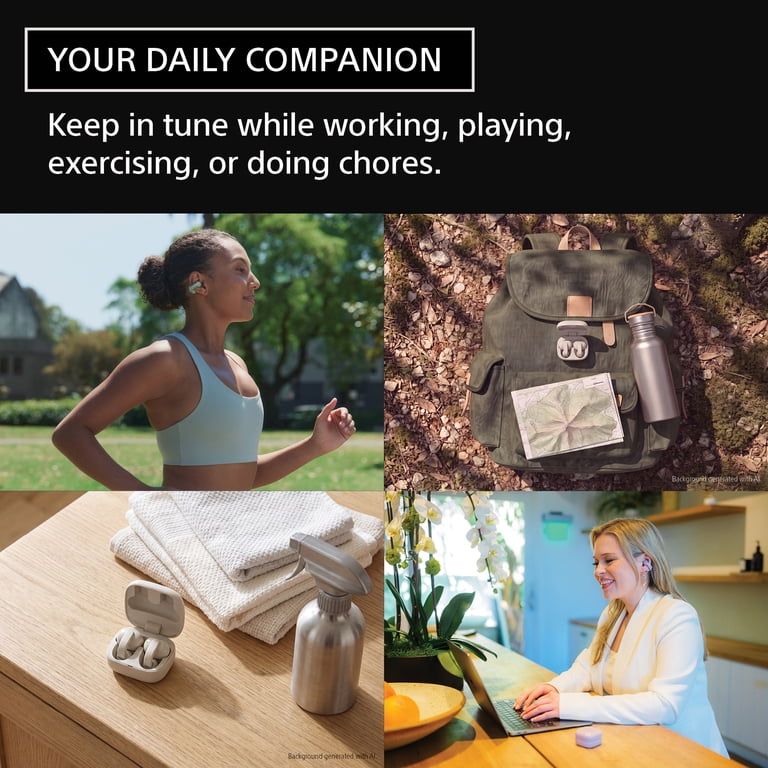 Sony, Open Ear Wireless Earbuds, LinkBuds Clip, Black - Walmart.com