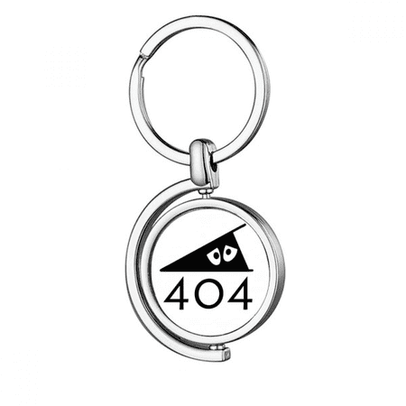 Loss Eye Observation Judgment Rotating Keychain Metal Keyring Holder ...