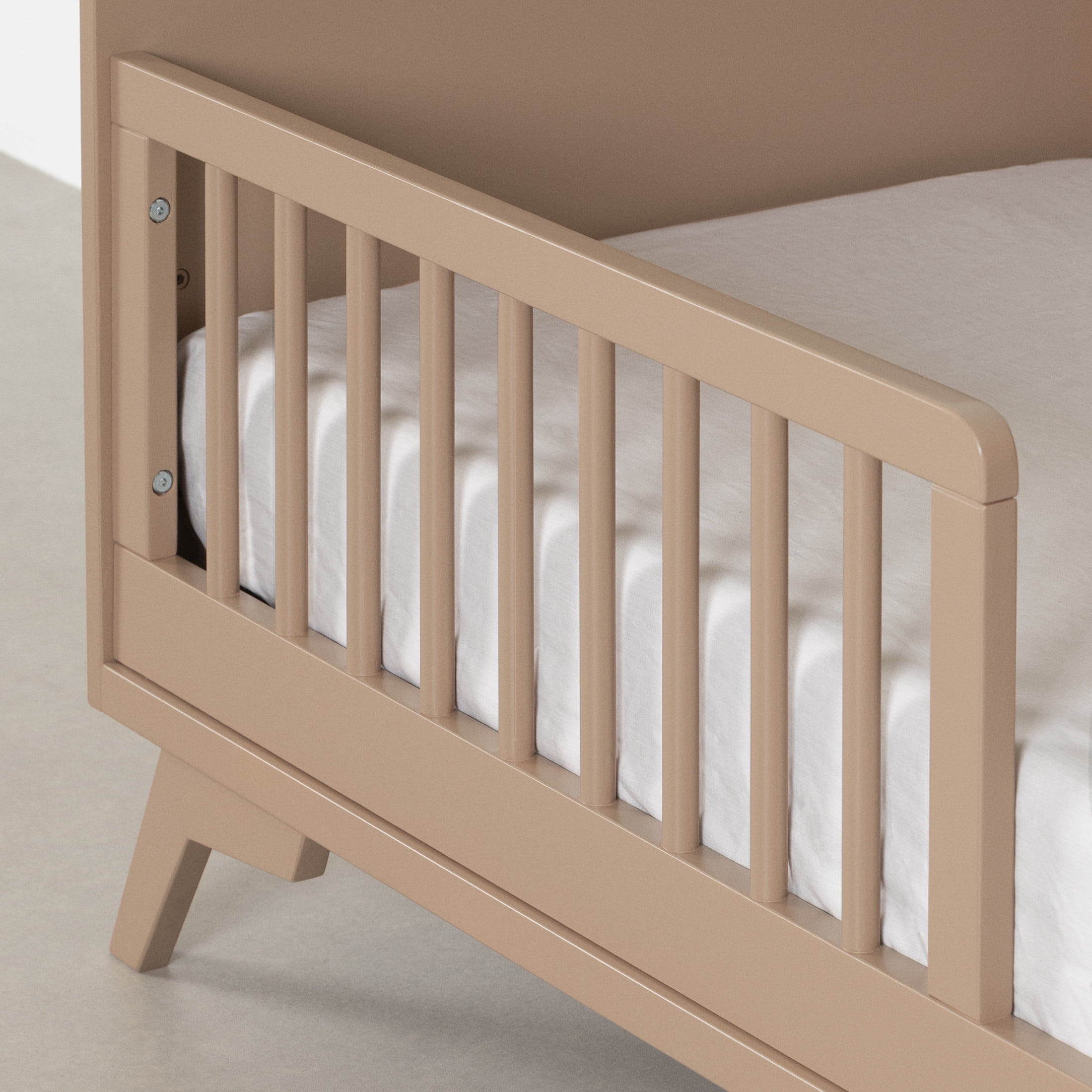 South Shore Milos, Mid-century Glam Crib, Crib Pink