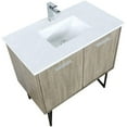 thumbnail image 5 of Lexora Home Lancy 36" Single Quartz Top Bathroom Vanity with Chrome Faucet, 5 of 14