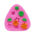thumbnail image 1 of MORESEC 9 Florets et Feuilles Collection Florets Fondant Chocolat Offres du Jour Liquidation Prime, Rose, 1 of 1