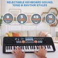 thumbnail image 4 of Teclado eléctrico Piano Pyle 49 teclas con micrófono y recargable, 4 of 7
