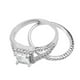 thumbnail image 1 of Pareja Anillos Clásico Anillo de Oro con incrustaciones de circón Anillos de joyería, 1 of 7